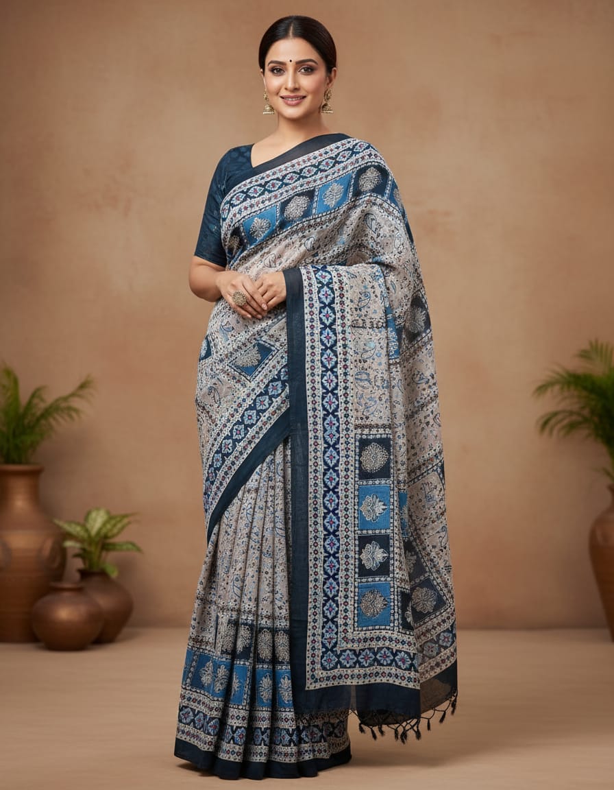 WhatsApp Image 2026-07-28 at 10.56.46 PM Primium Georgette Fabric Siroski Work Saree - Image 1